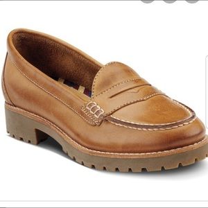 Sperry Top Sider Leather Winsor Penny Loafers Size 8